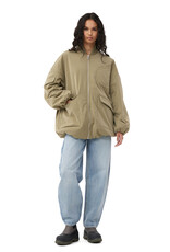 GANNI OK Ganni Light Twill Oversized Bomber Jacket S/M