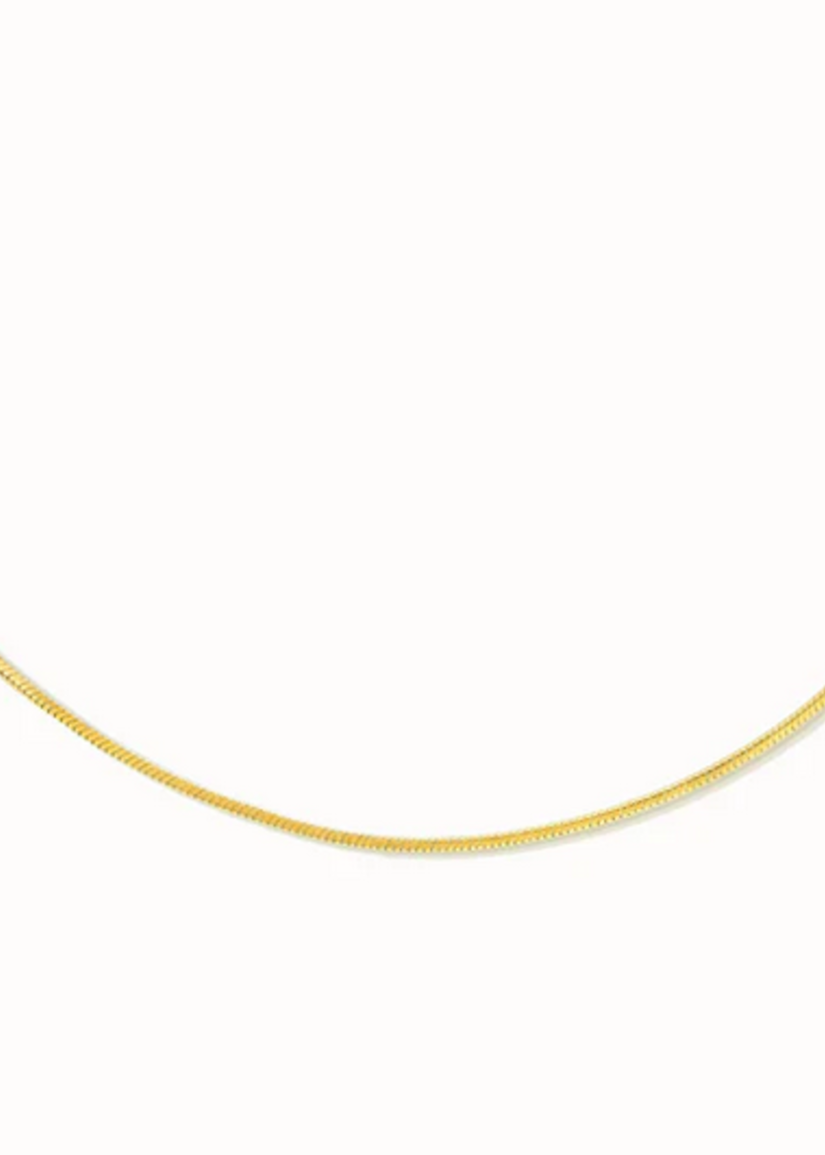 Flawed Plain affair necklace gold