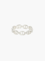 Wildthings Collectables Chunky chain ring silver (size 58)