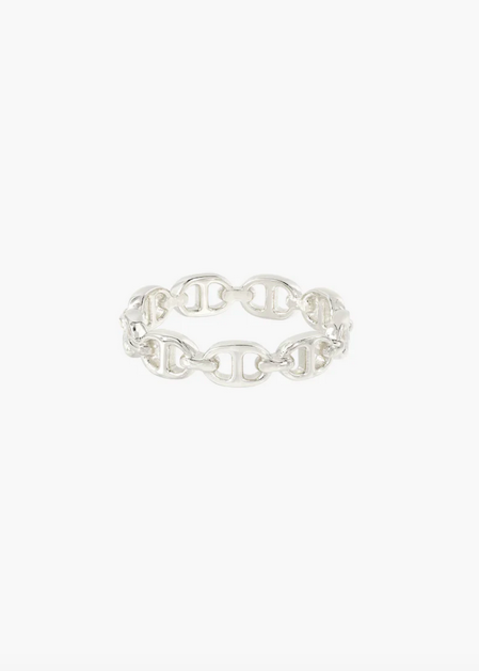 Wildthings Collectables Chunky chain ring silver (size 58)