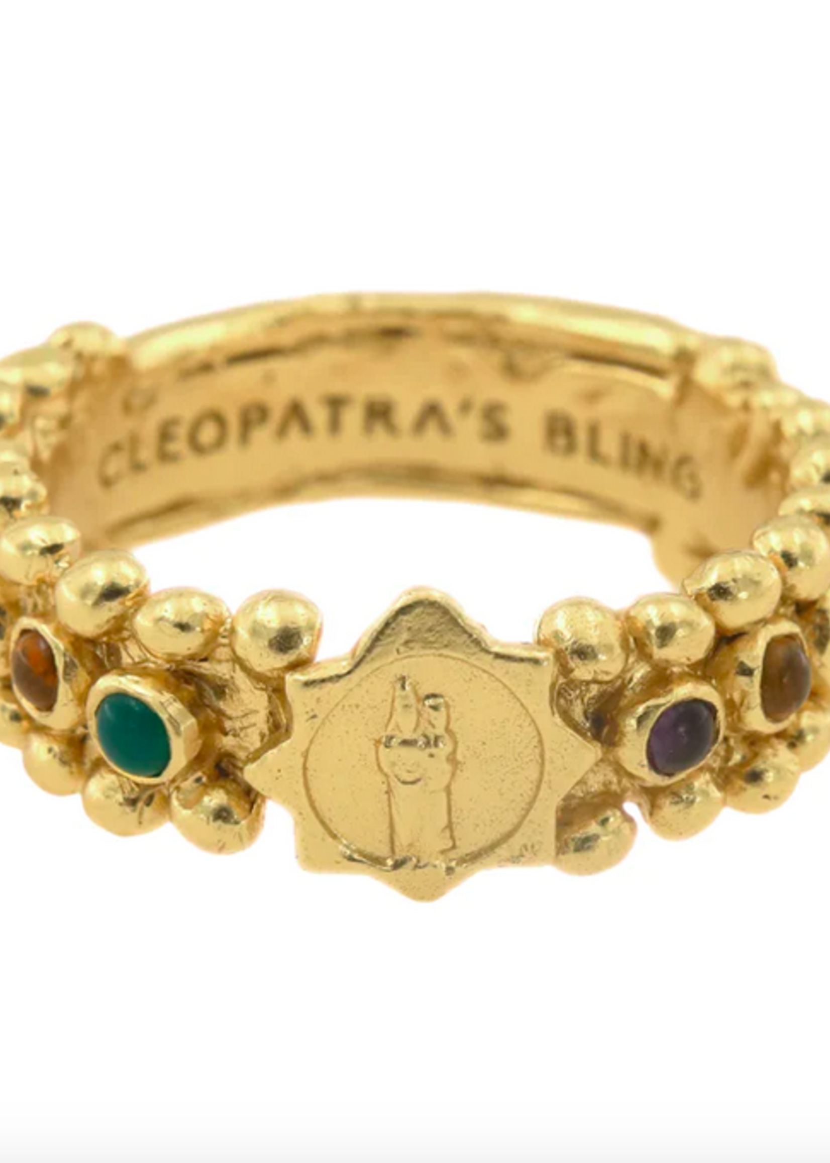 Cleopatra's Bling Cleopatra's Bling Dina Clarenza ring gold (size 54)