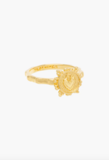 Wildthings Collectables Flaming heart ring gold (size 54) Wildthings Collectables Flaming heart ring gold (size 54)