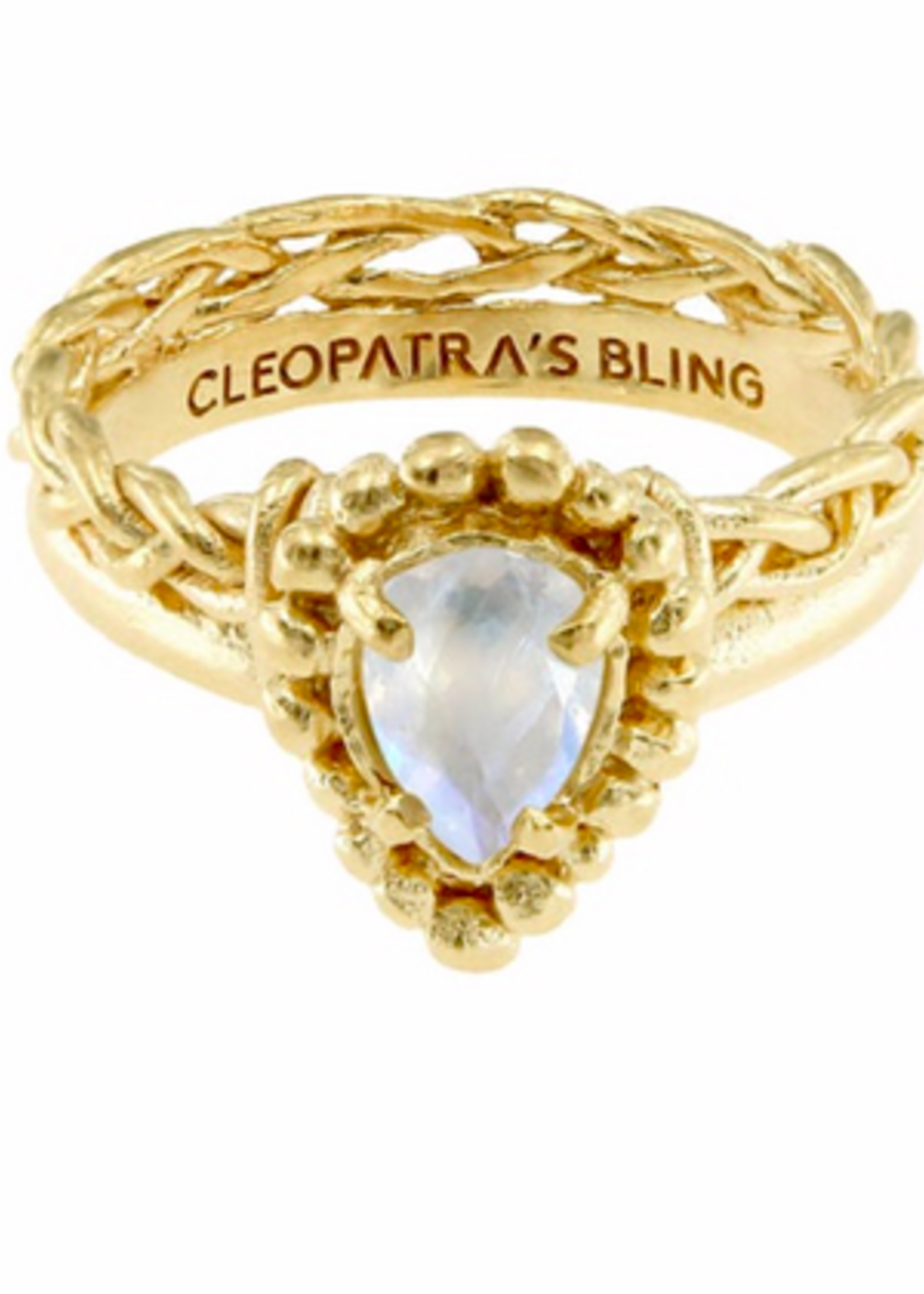 Cleopatra's Bling Cleopatra's Bling Titania ring goldplated vermeil (size 54)