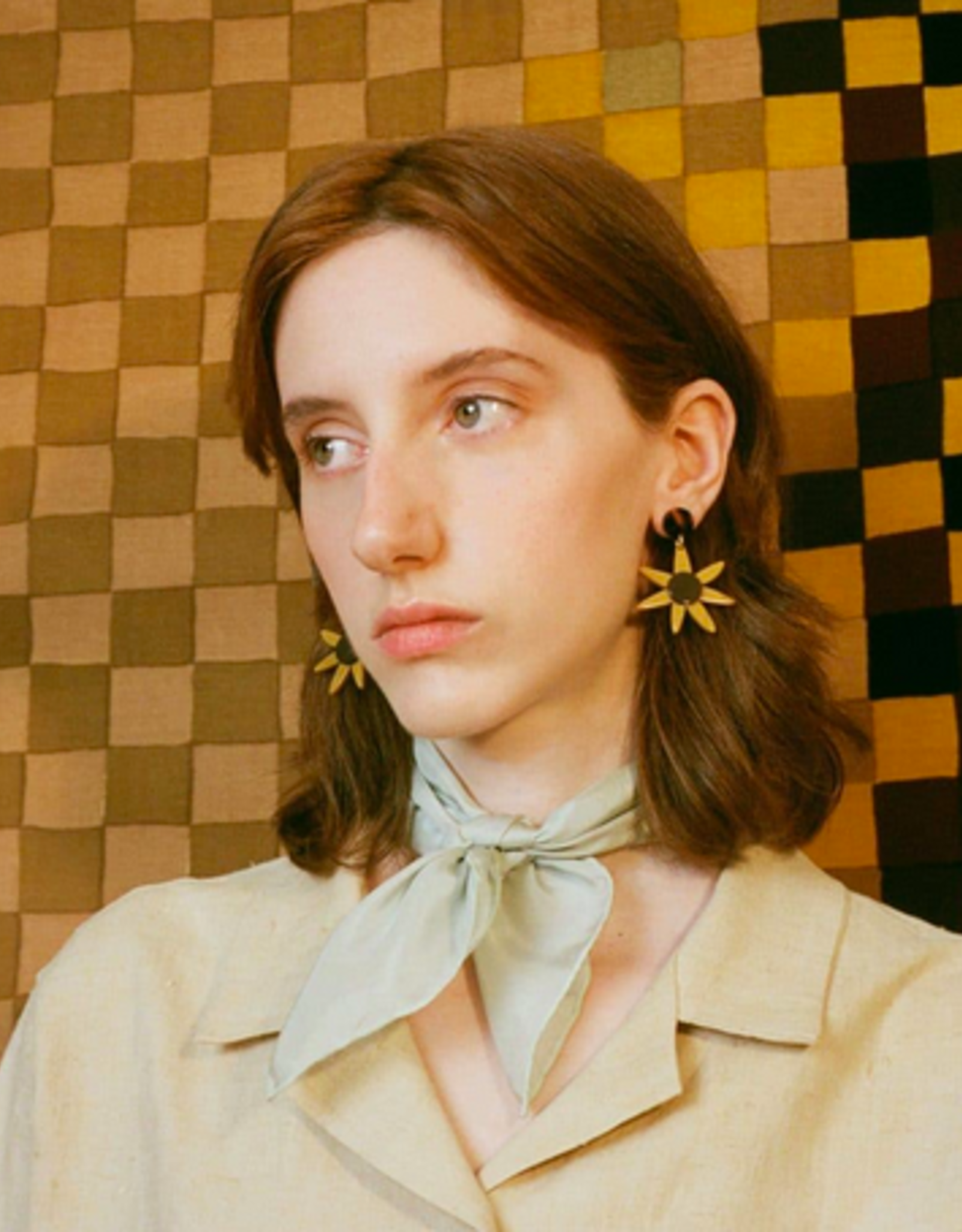 Après Ski Margarita Mustard earrings