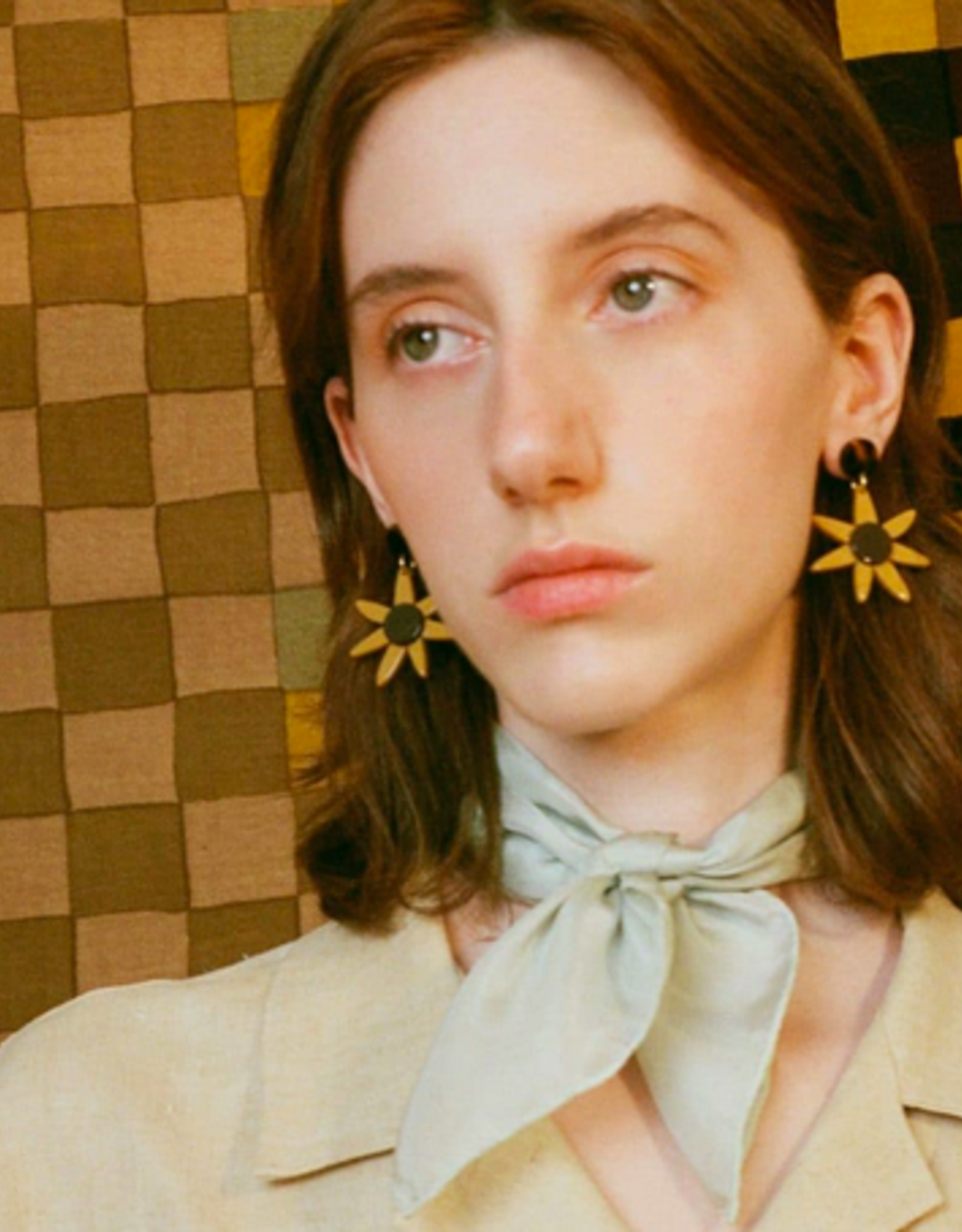 Après Ski Margarita Mustard earrings