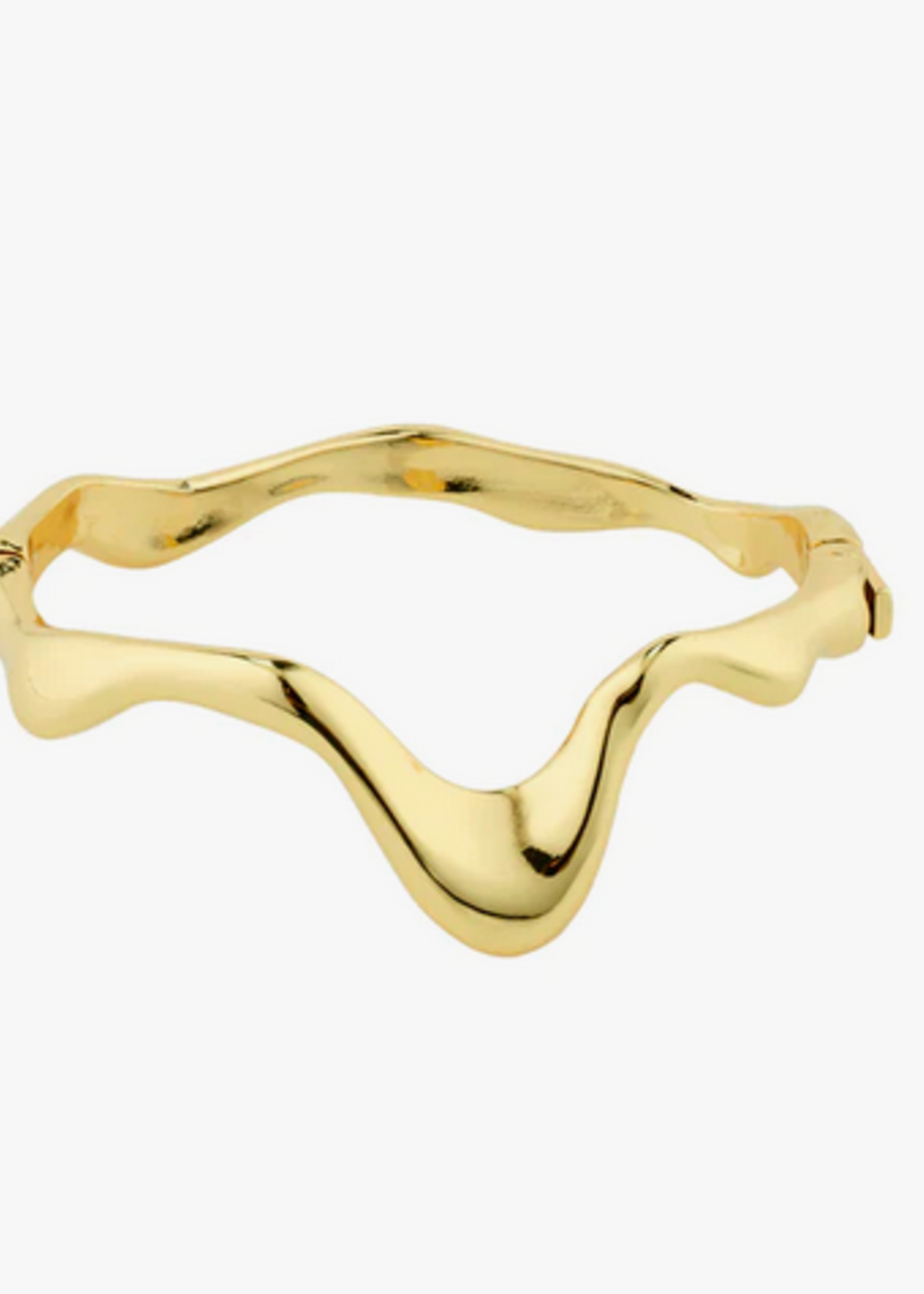 pilgrim Moon bangle gold-plated