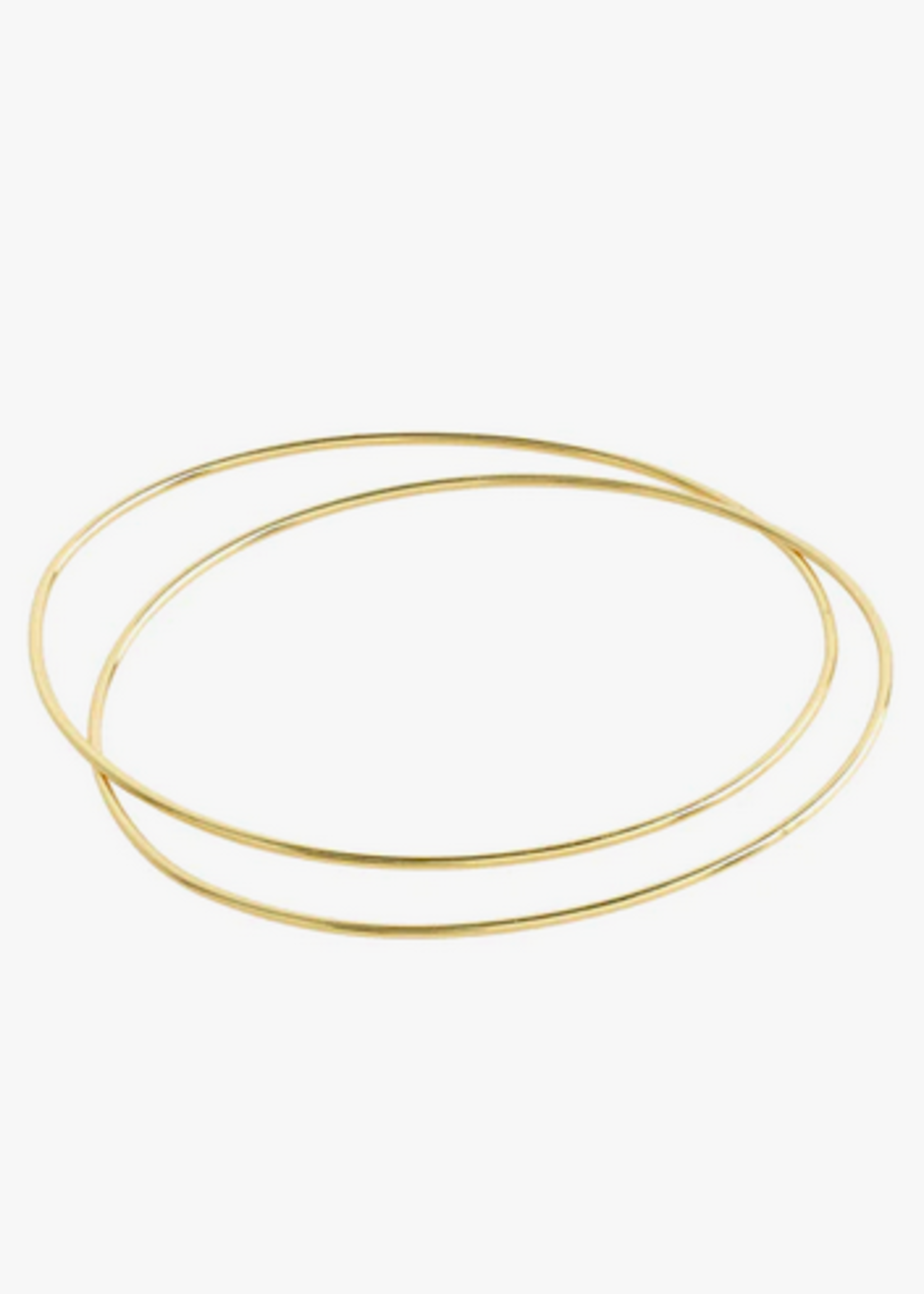 pilgrim Care bangles gold-plated bracelets ( set of 2 )