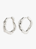 pilgrim Anne hoops silver-plated earrings