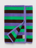 Baggu Bath Towel - Mint 90's Stripe