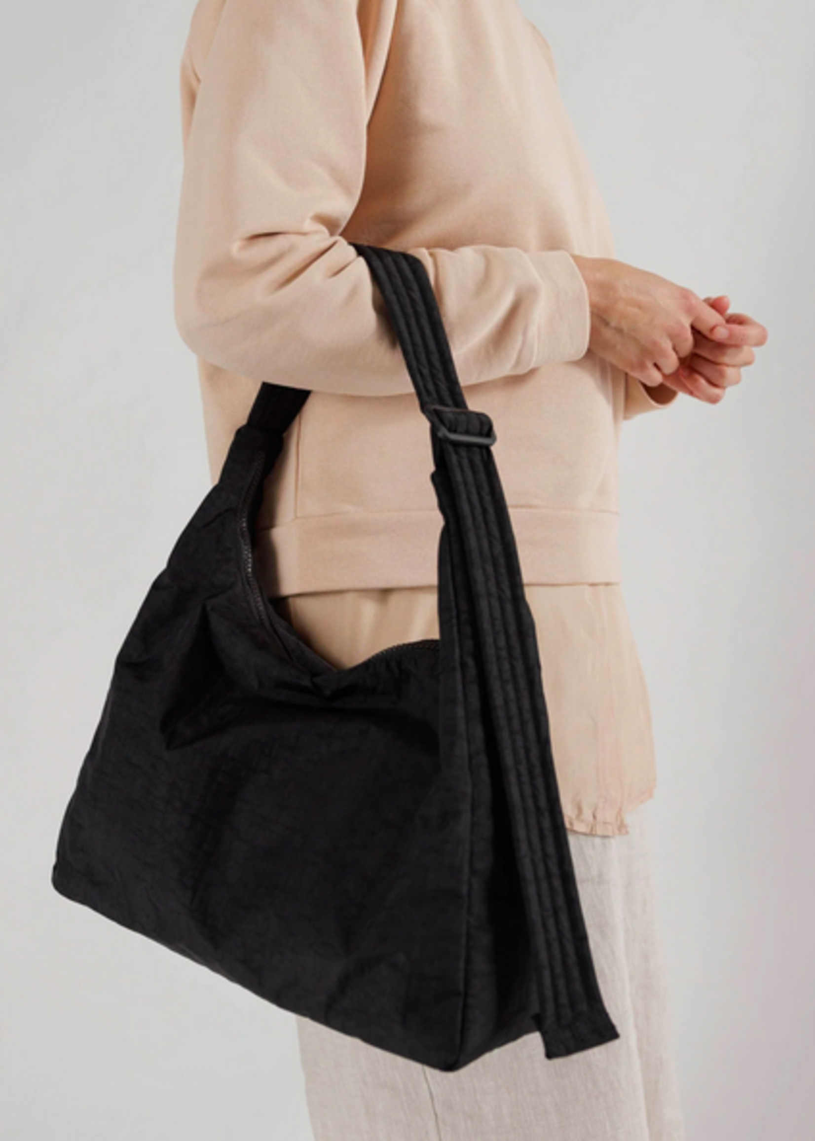 Baggu Nylon Shoulder Bag - Black