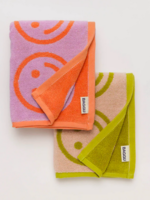 Baggu Hand Towel Set of 2 - Happy Lilac Ochre