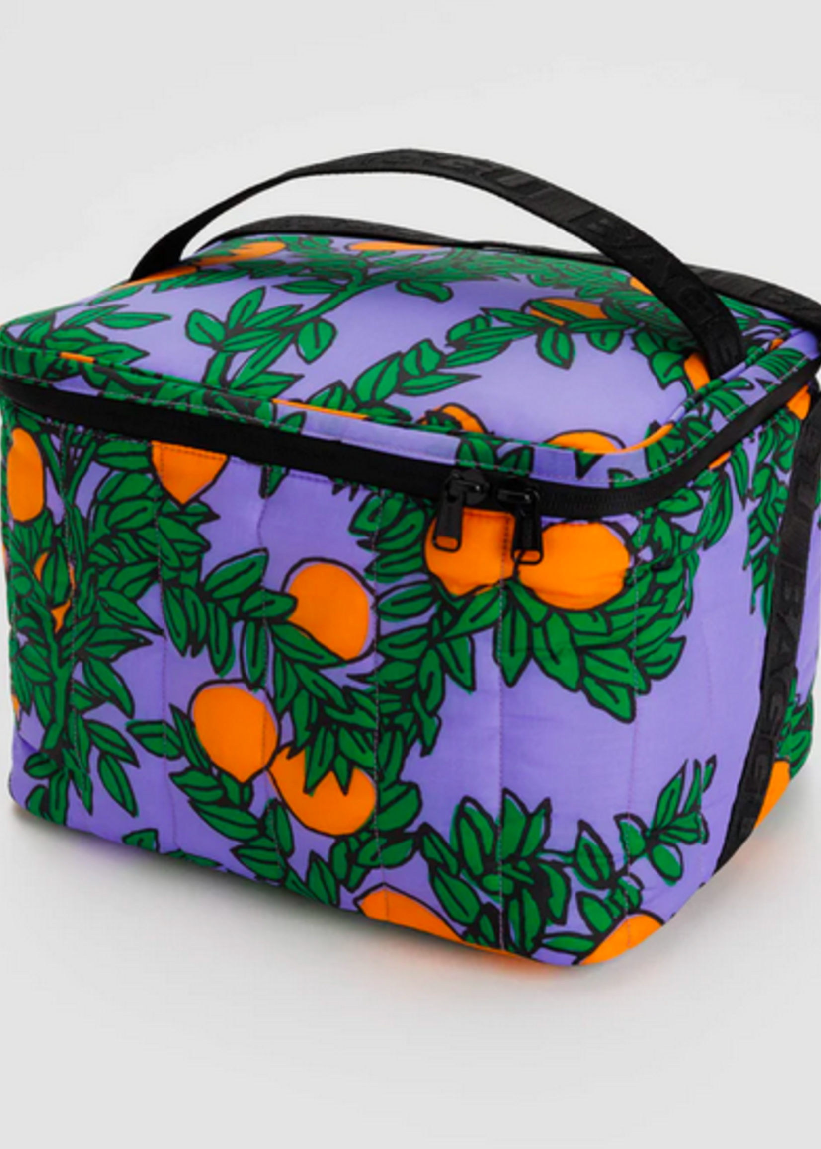 Baggu Puffy Cooler Bag - Orange Tree Periwinkle