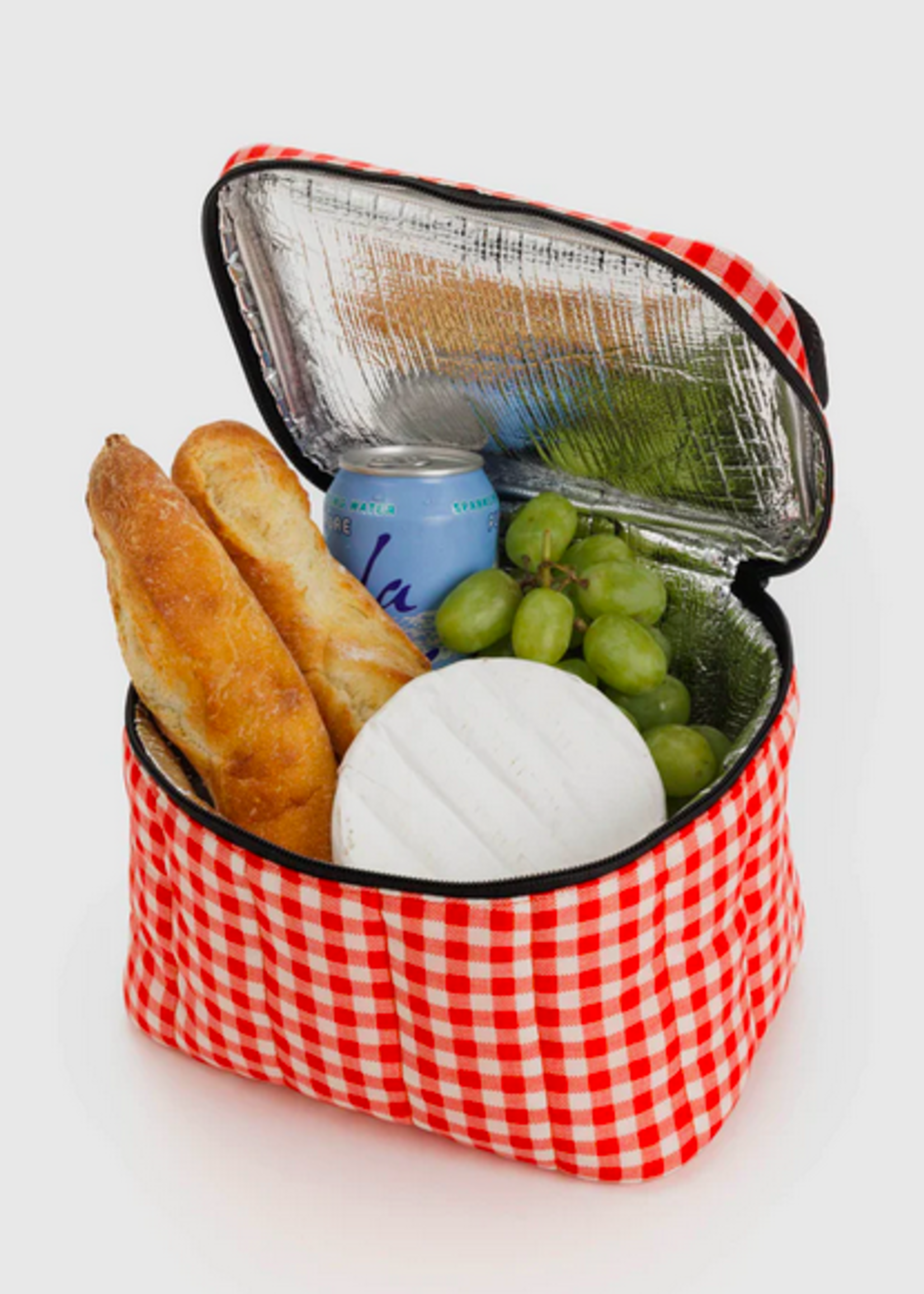 Baggu Puffy Lunch Bag - Red Gingham