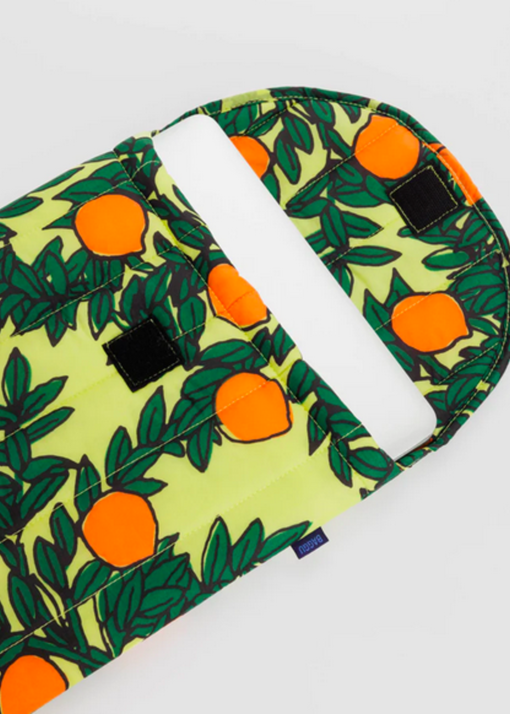 Baggu Puffy Laptop Sleeve 16" - Orange Tree Yellow