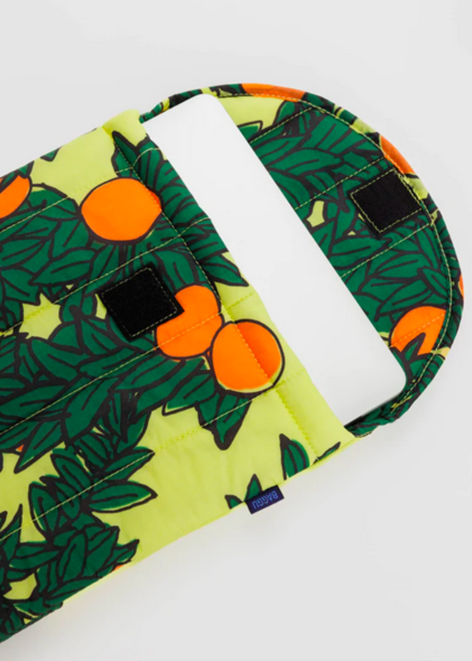 Baggu Puffy Laptop Sleeve 13"/14" - Orange Tree Yellow