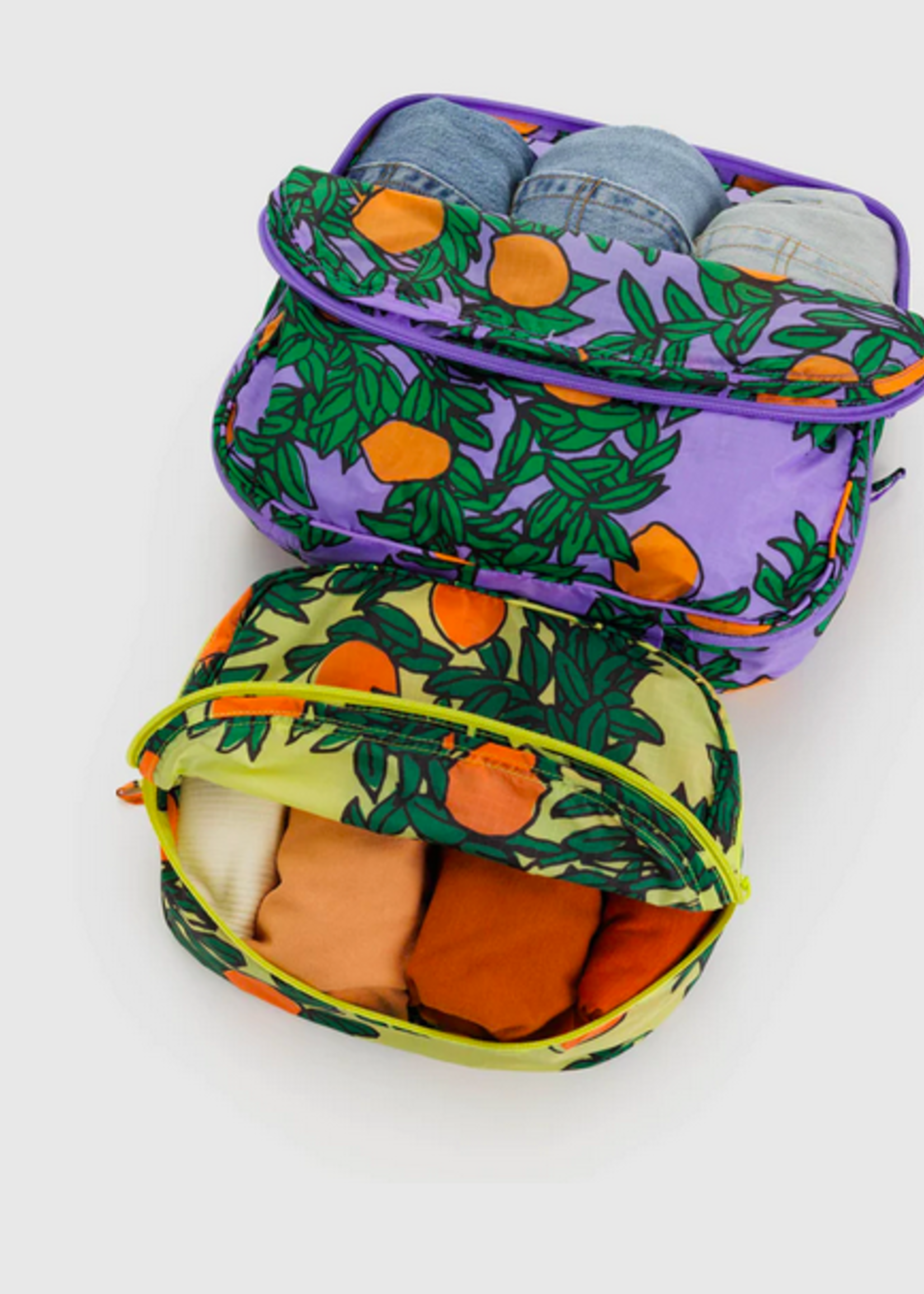Baggu Packing Cube Set - Orange Trees