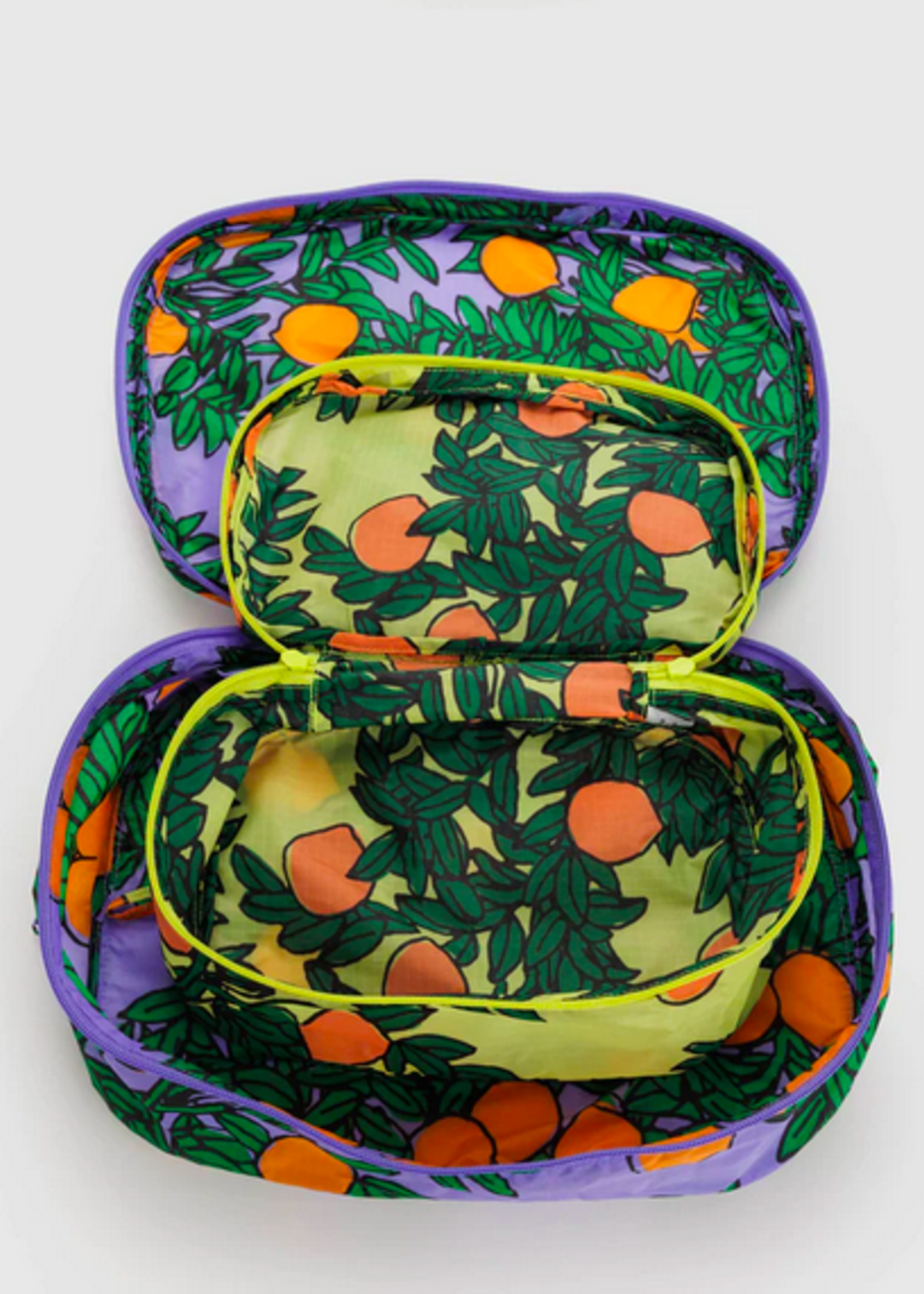 Baggu Packing Cube Set - Orange Trees