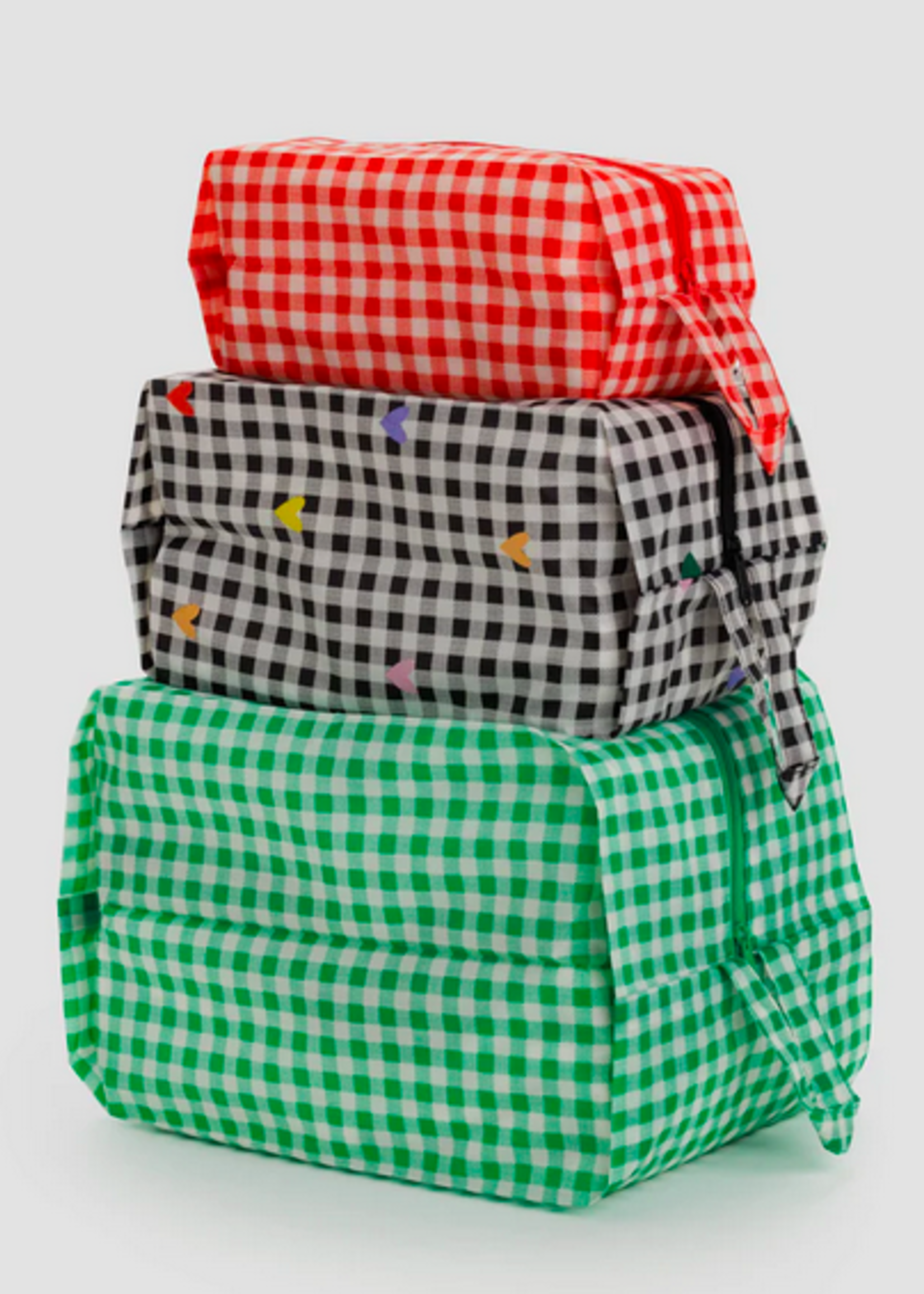 Baggu 3D Zip Set - Gingham