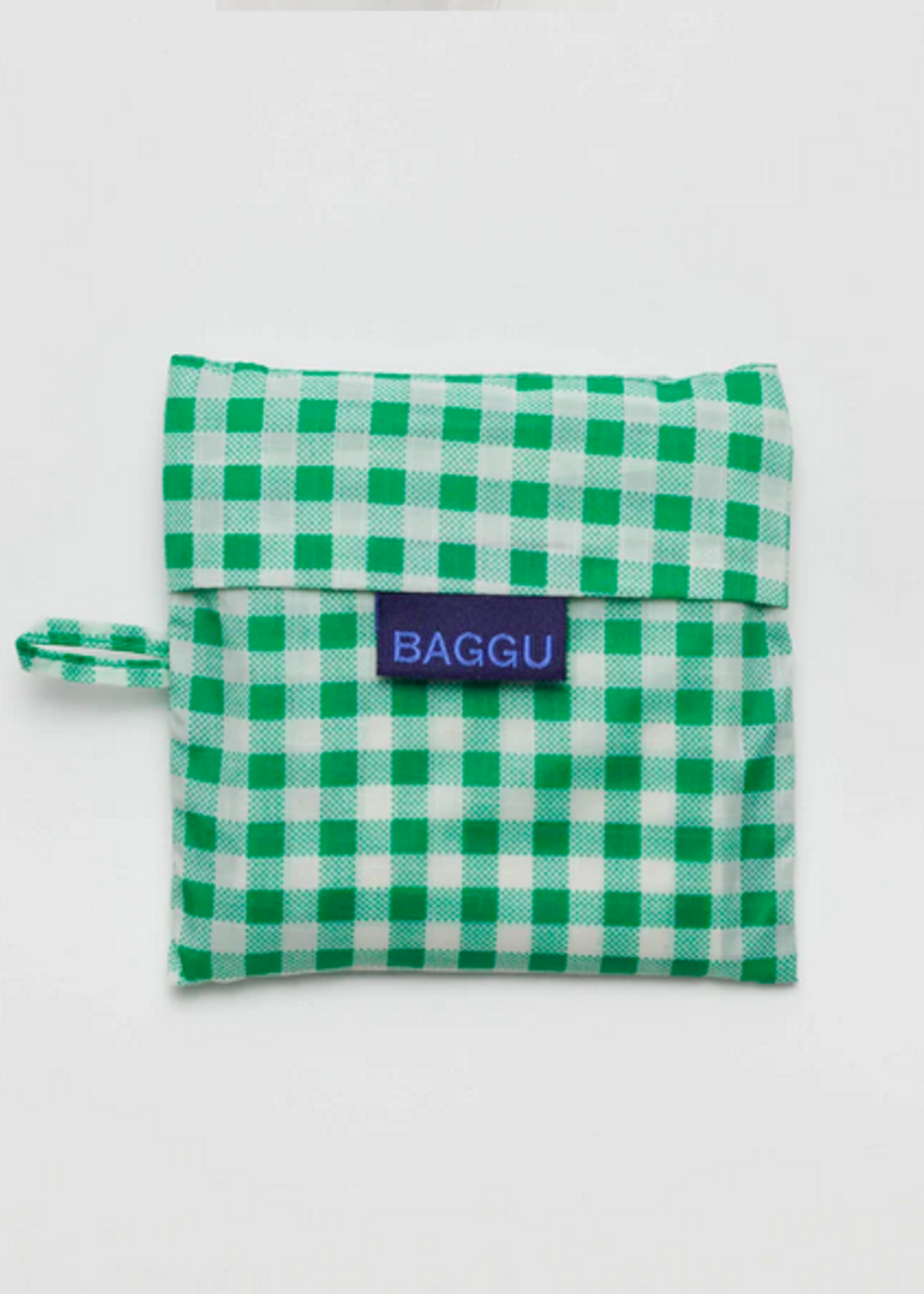 Baggu Standard Reusable bag  - Green Gingham