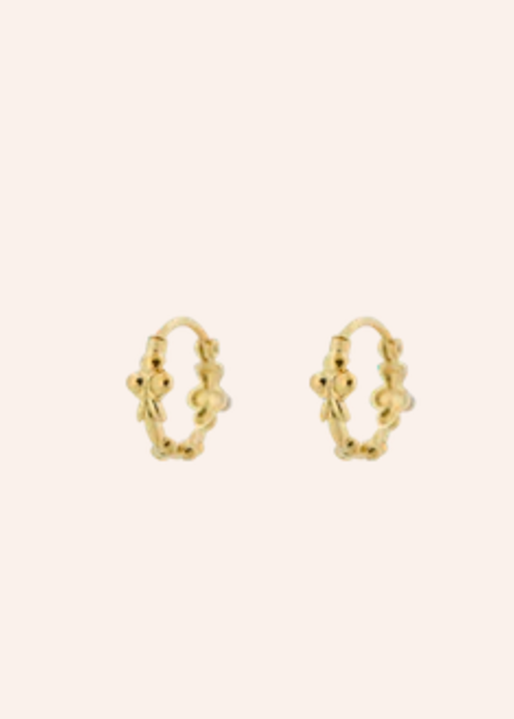 Anna + Nina Eden Ring Earrings Goldplated