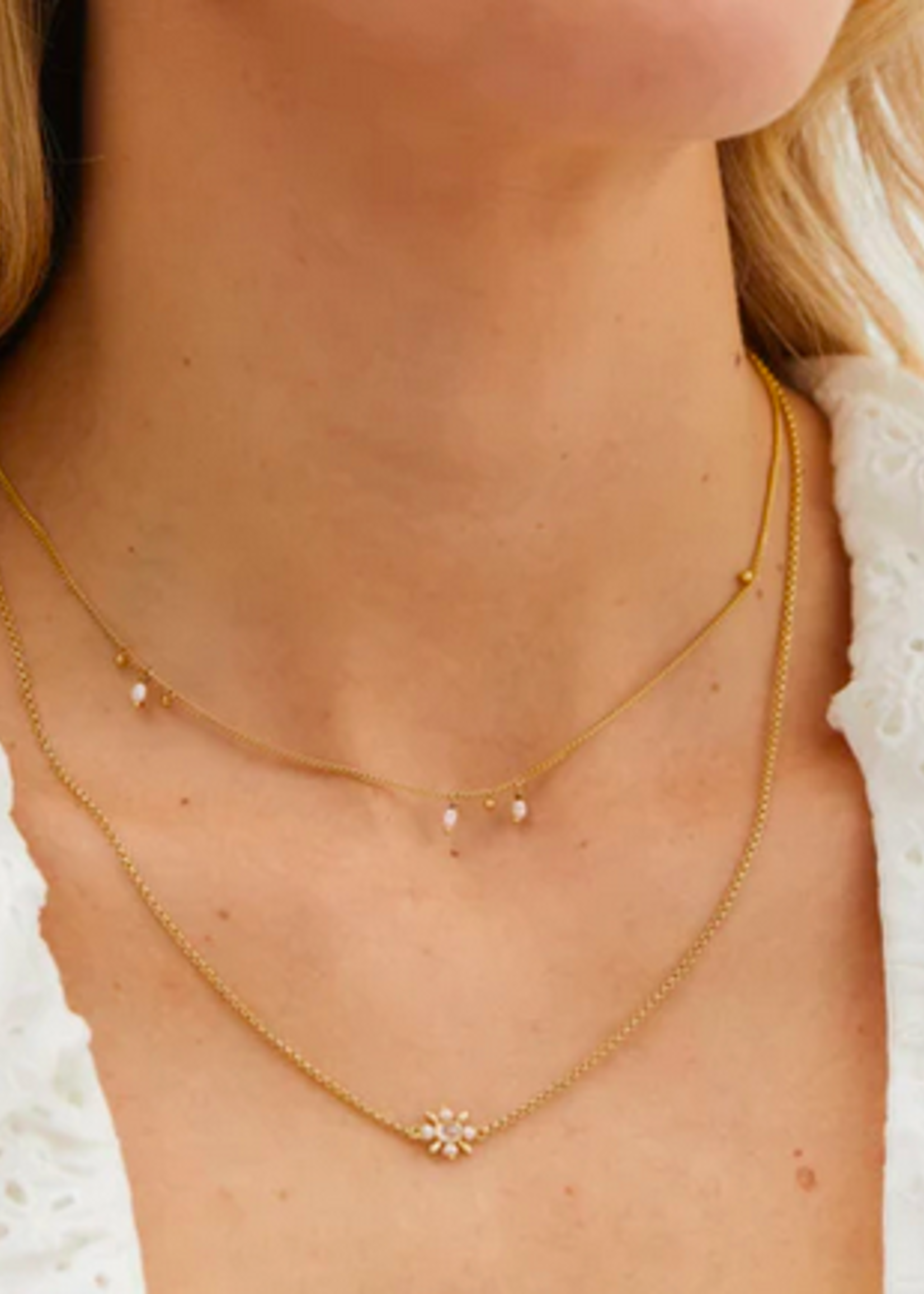 Anna + Nina Antique Soul Necklace GoldPlated