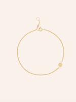 Anna + Nina Happy Smile Bracelet goldplated