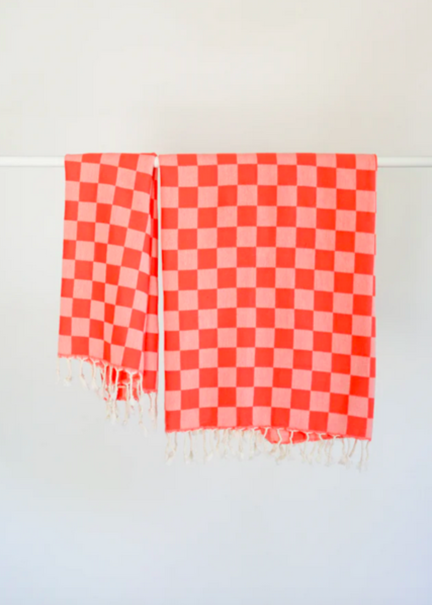 STATE THE LABEL Turkish Hand Towel Coral