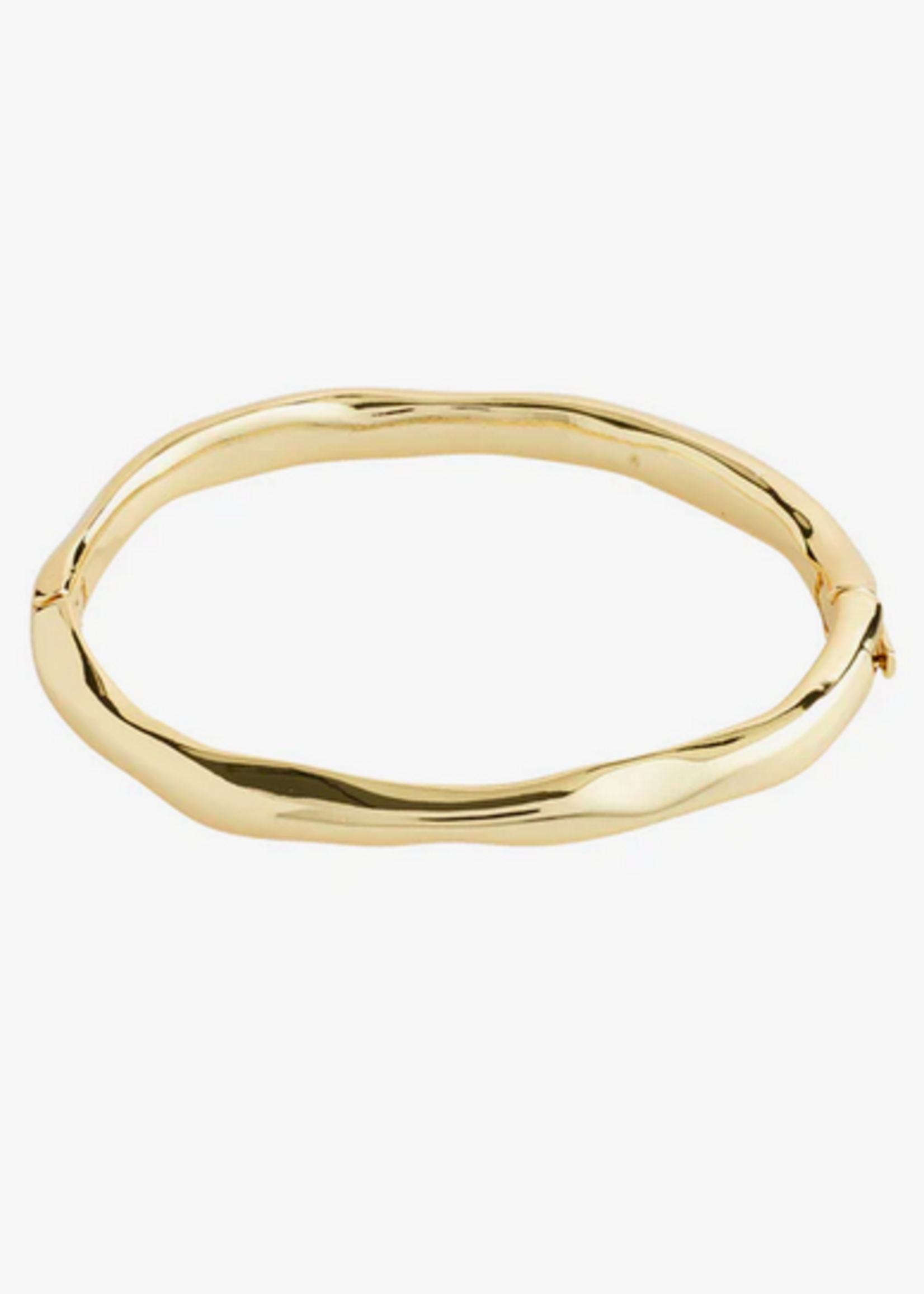 pilgrim Light recycled bangle gold-plated bracelet