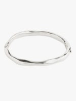 pilgrim Light recycled bangle silver-plated bracelet