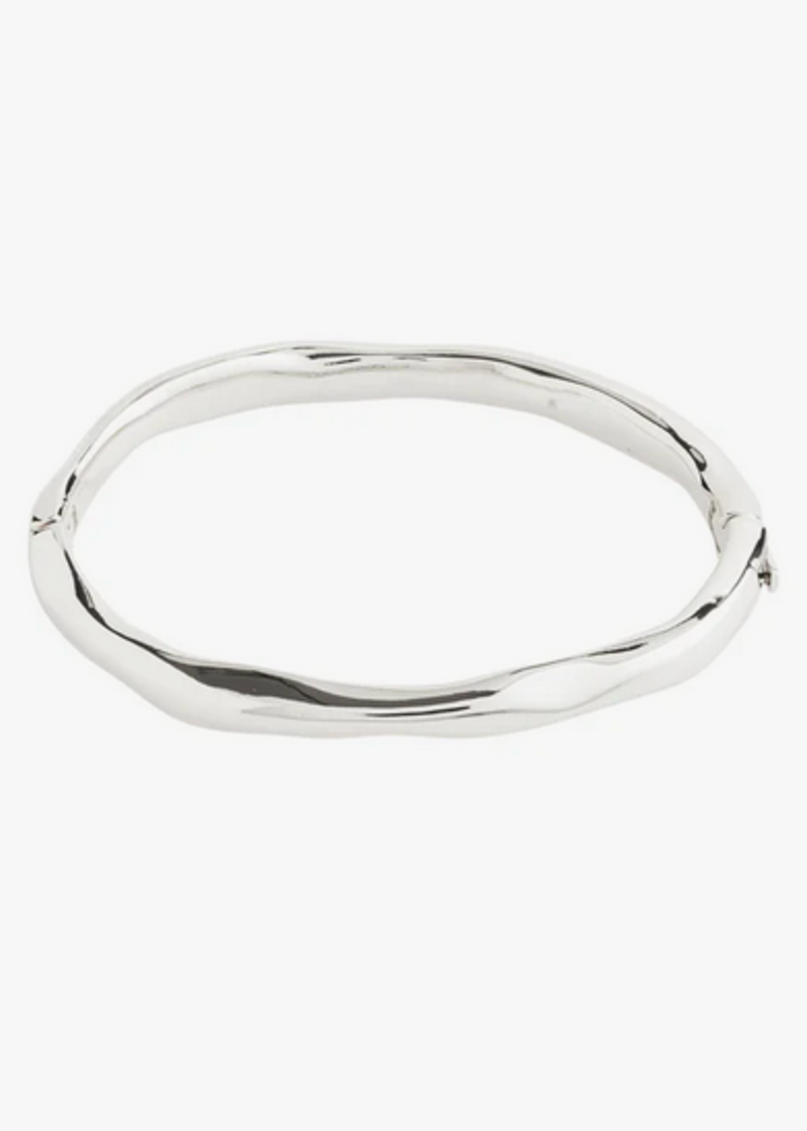 pilgrim Light recycled bangle silver-plated bracelet