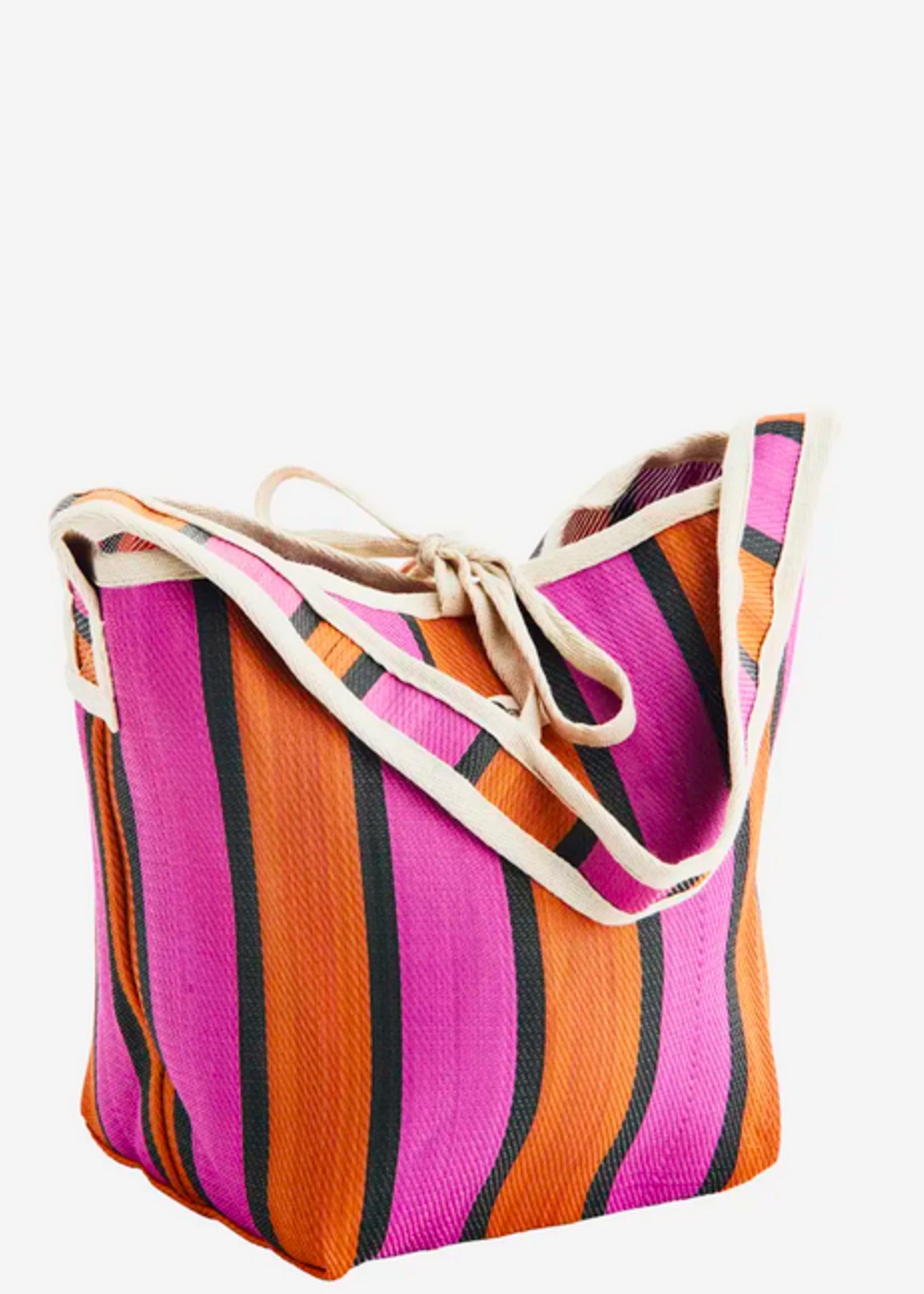 madam stoltz Recycled bag Pink, orange, black