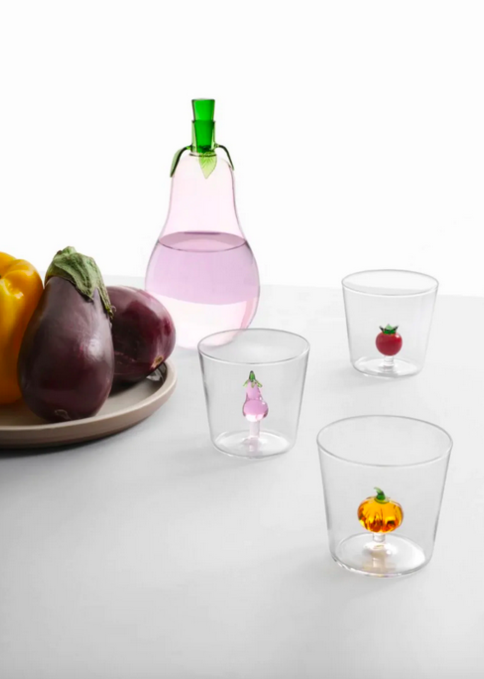 Ichendorf Vegetables tumbler eggplant glass