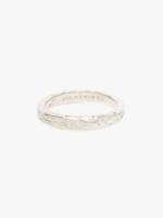 Wildthings Collectables Wanderlust hammered ring silver (size 54)