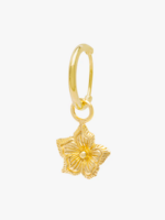 Wildthings Collectables Tropical flower earring gold plated