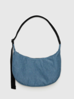 Baggu Medium Nylon Crescent Bag - Digital Denim