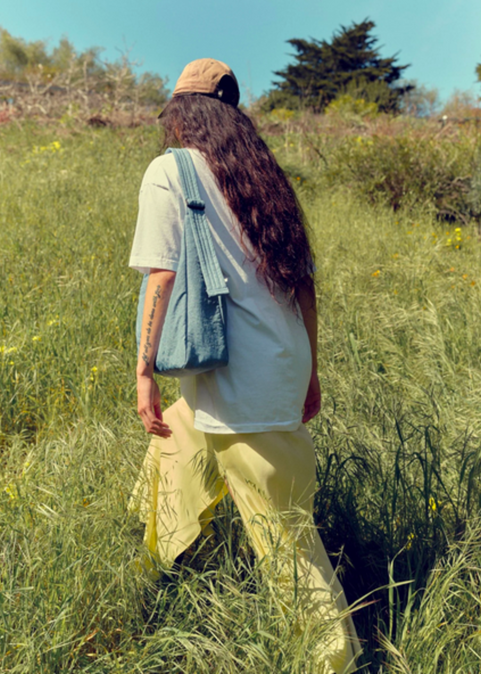 Baggu Nylon Shoulder Bag - Digital Denim