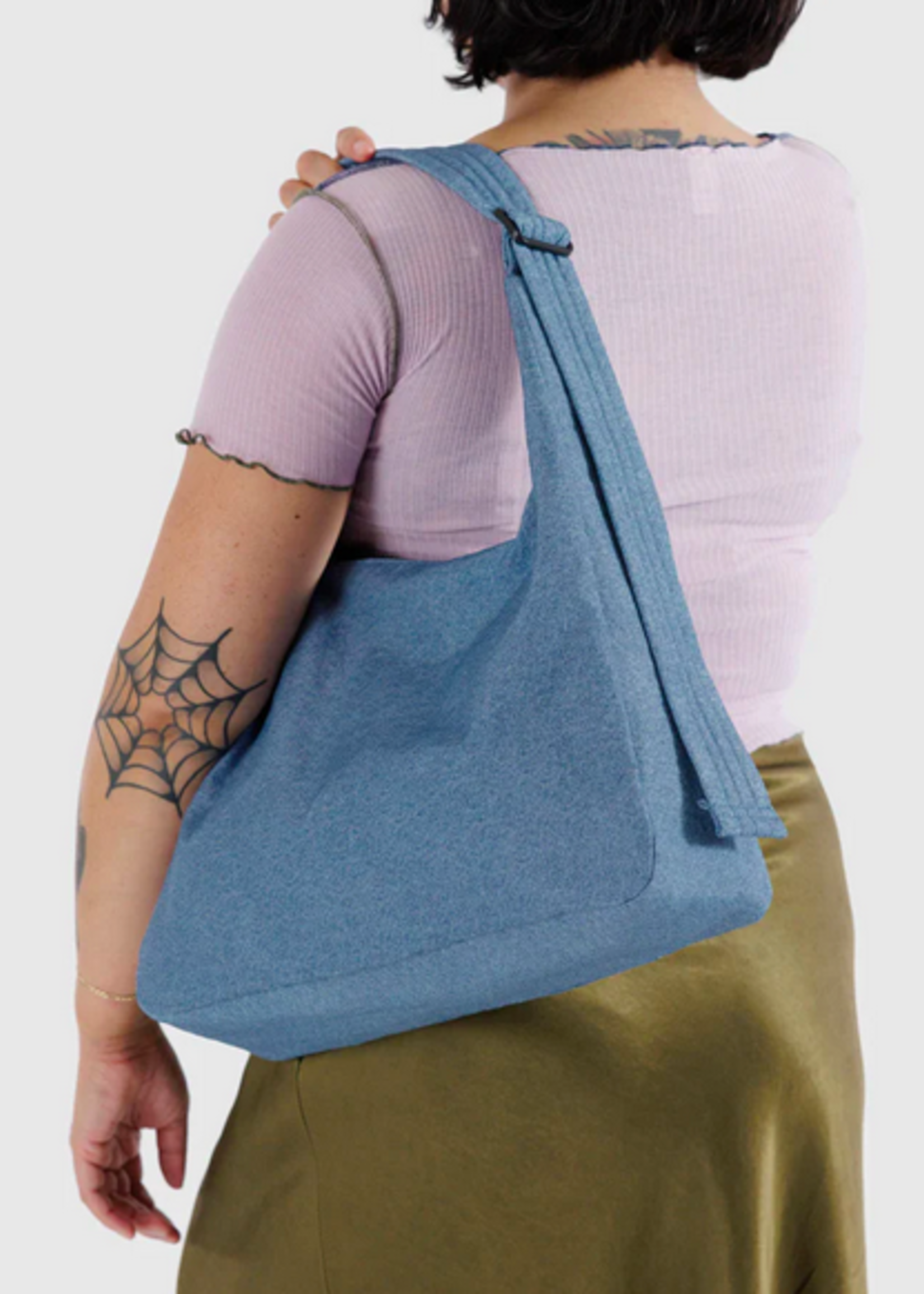 Baggu Nylon Shoulder Bag - Digital Denim