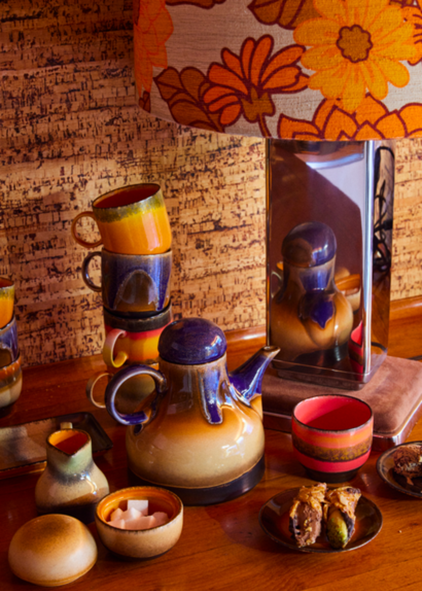 HK Living 70s ceramics: coffee pot afternoon