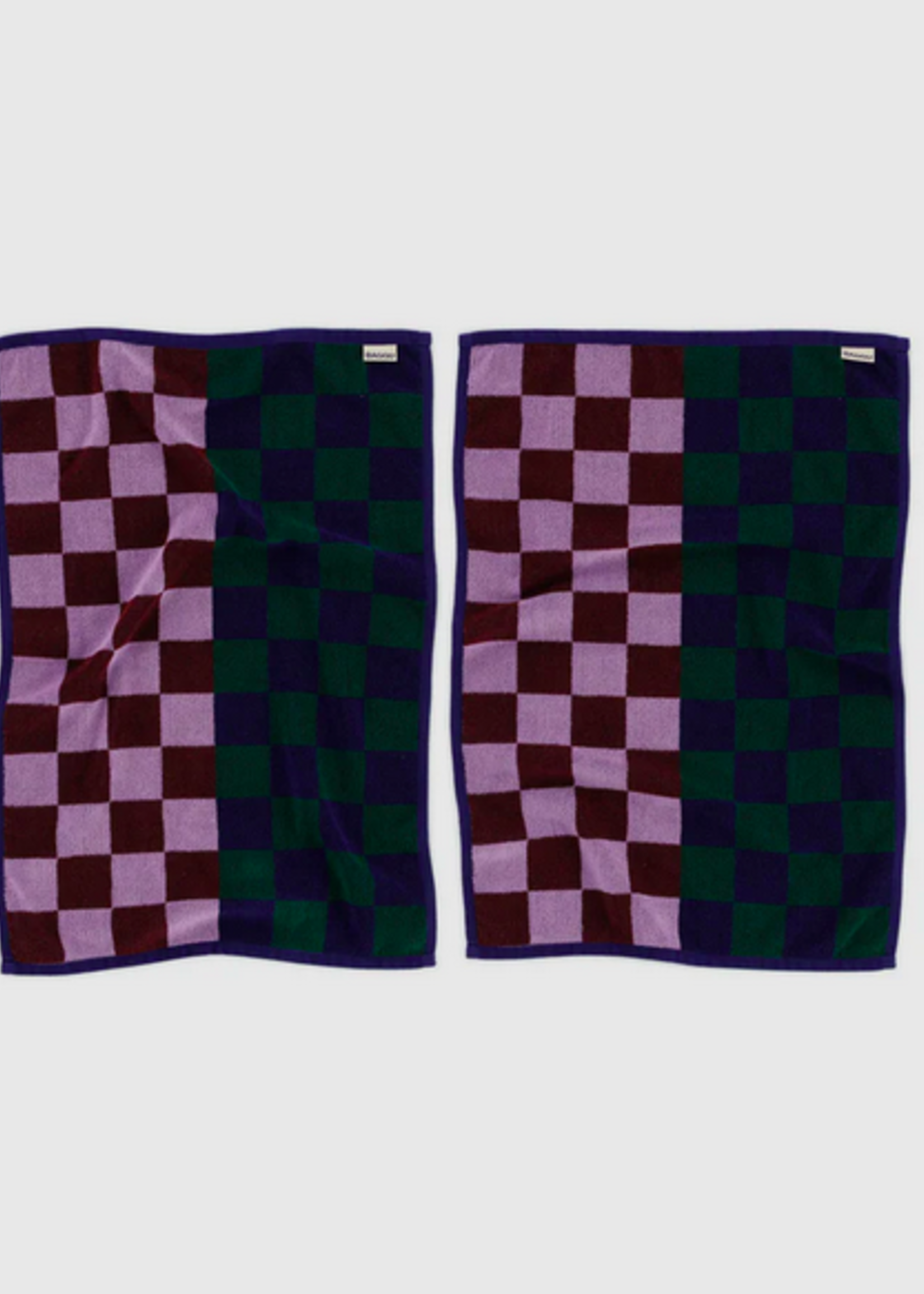 Baggu Hand Towel Set of 2 - Jewel Checks