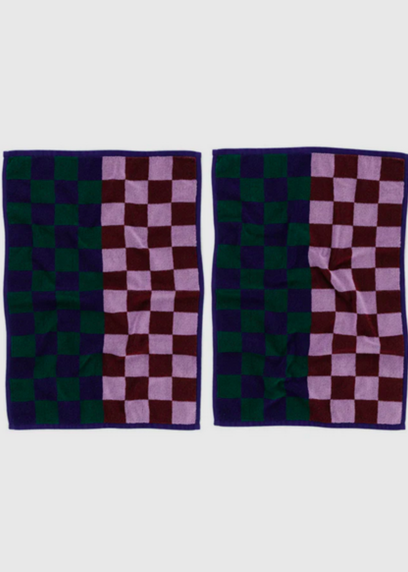 Baggu Hand Towel Set of 2 - Jewel Checks
