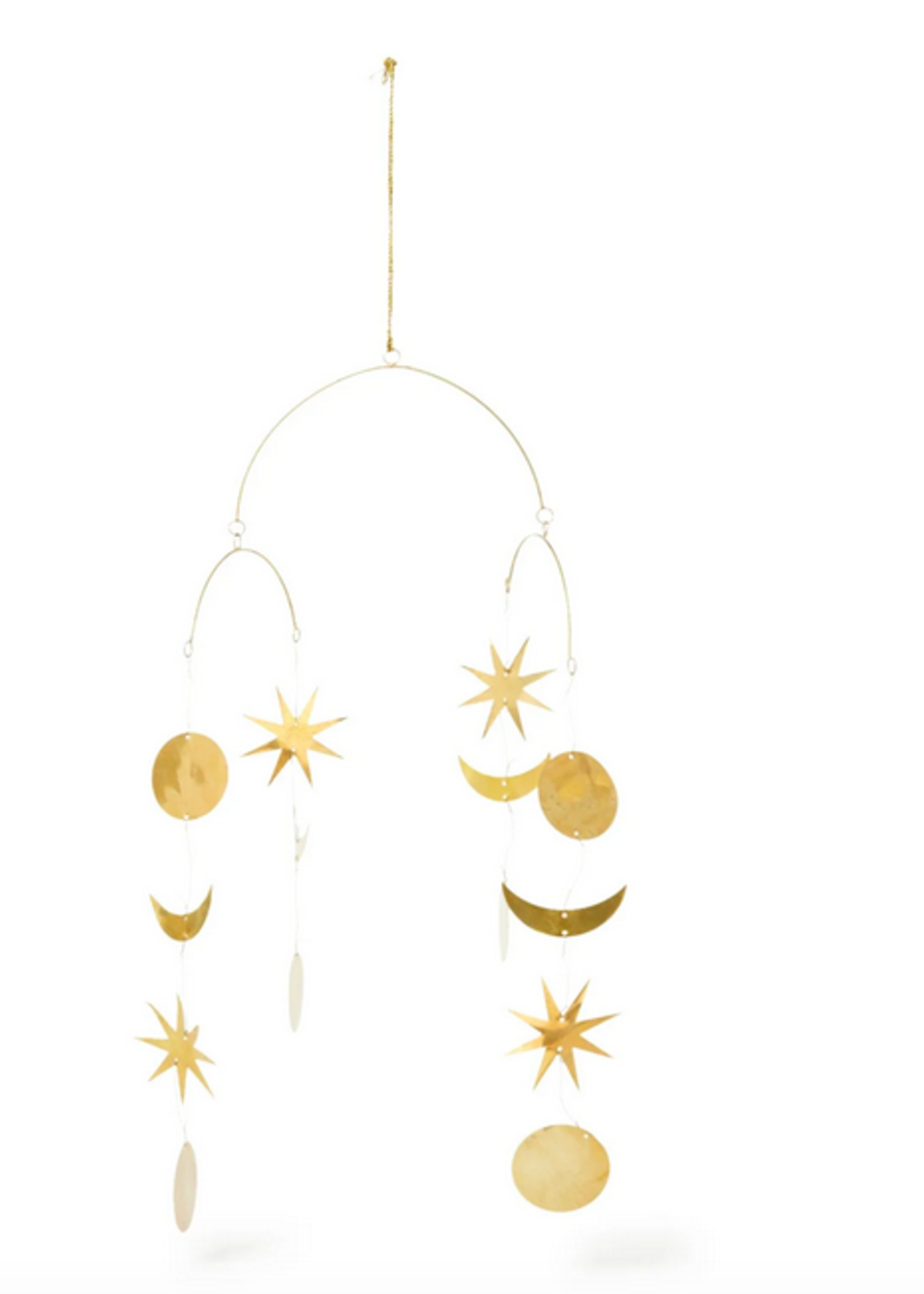 Anna + Nina Silent night brass mobile