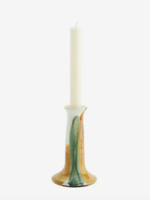 madam stoltz Terracotta candle holder brushed