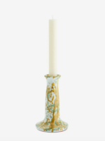 madam stoltz Terracotta candle holder speckle