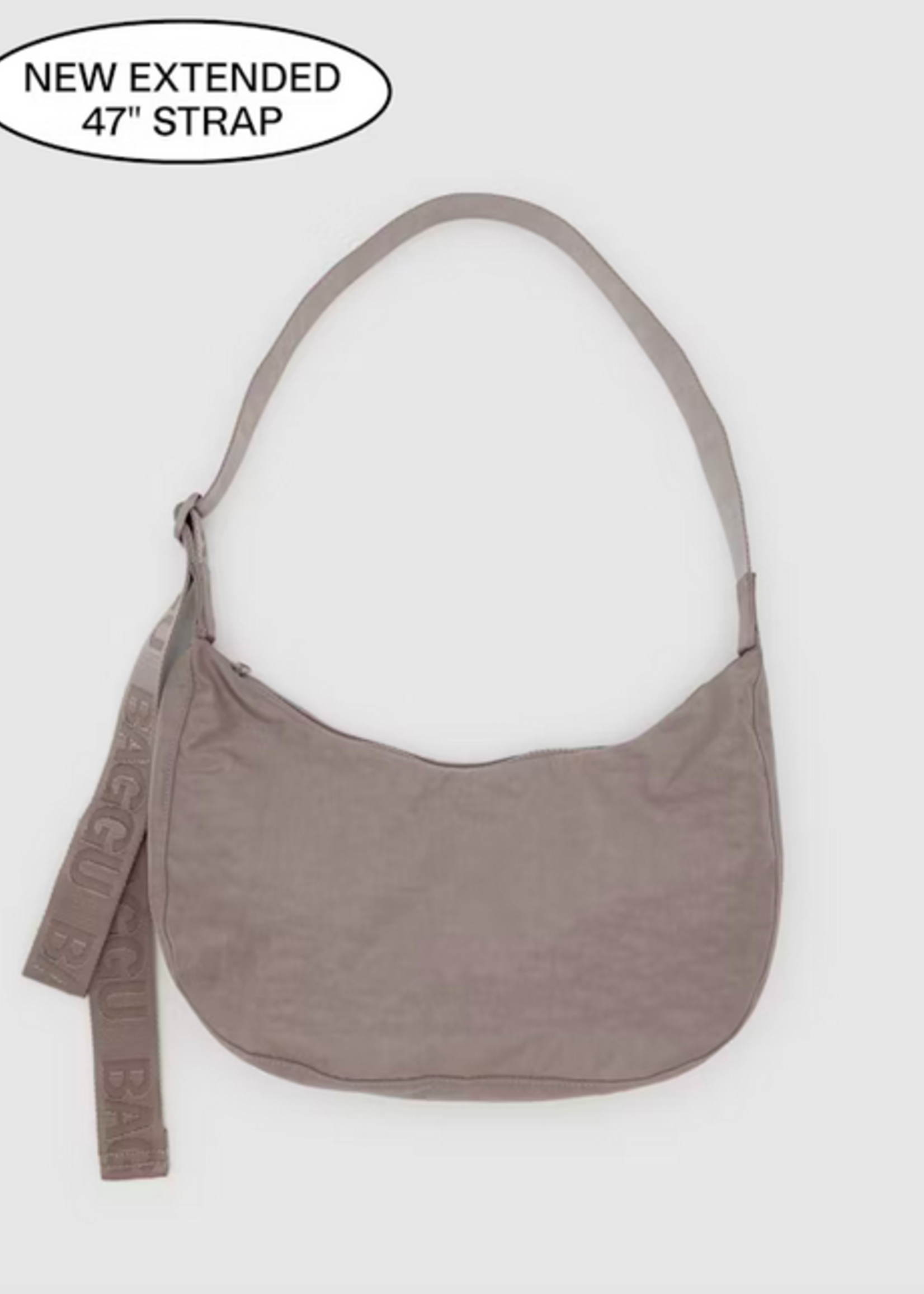 Baggu Medium Nylon Crescent Bag - Dove