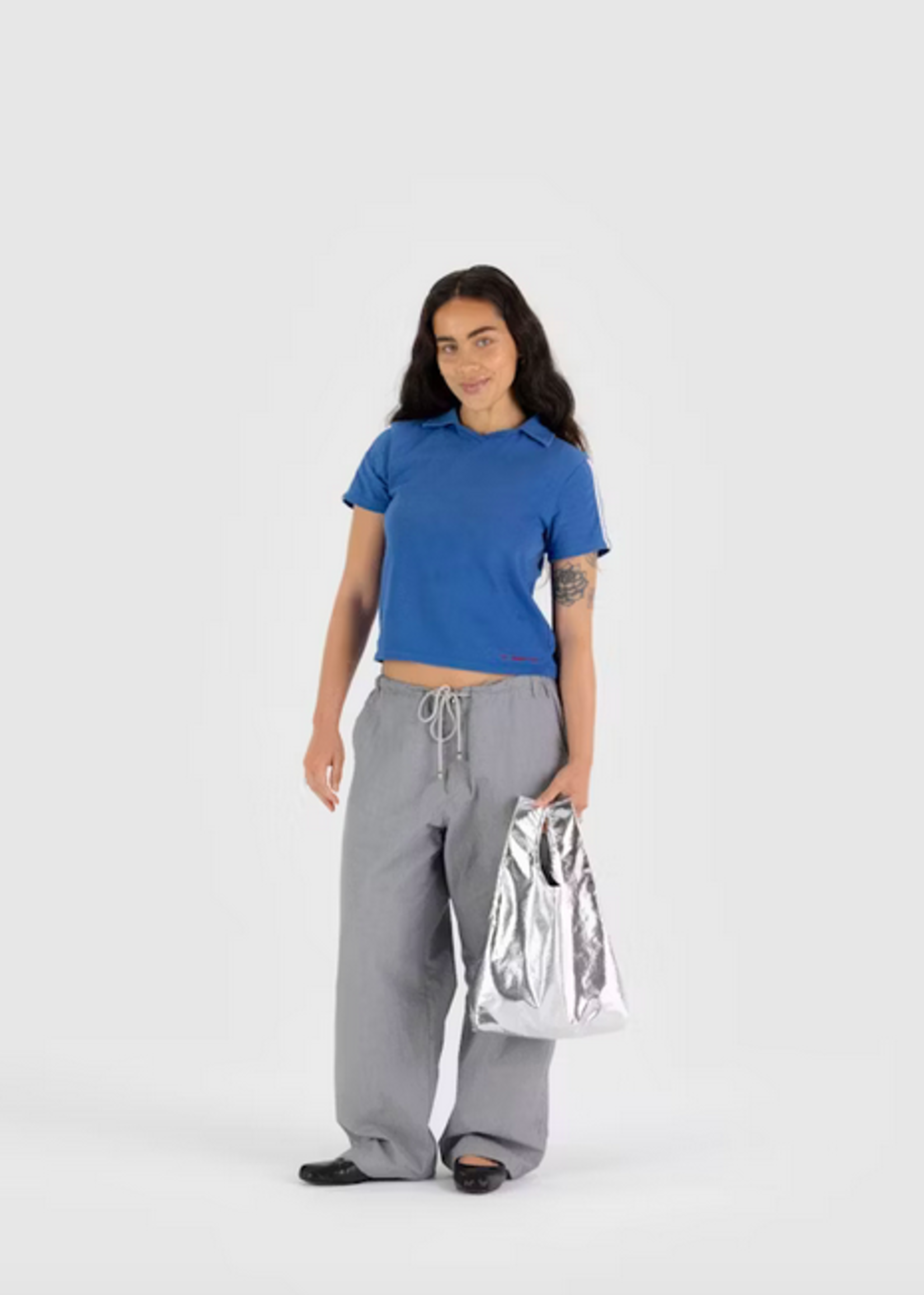 Baggu Baby Reusable bag - Metallic Silver