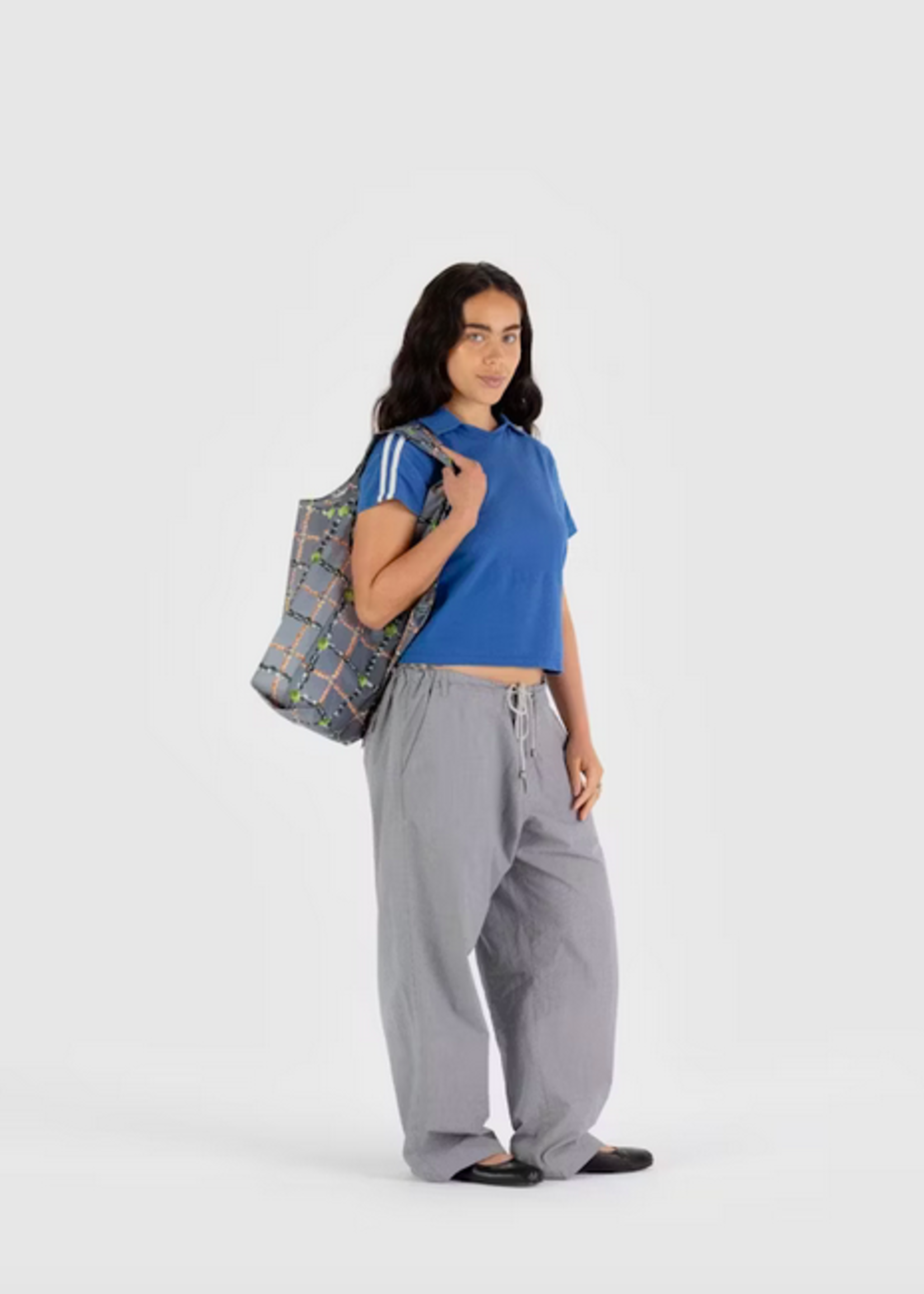 Baggu Standard Reusable bag - Beaded Plaid