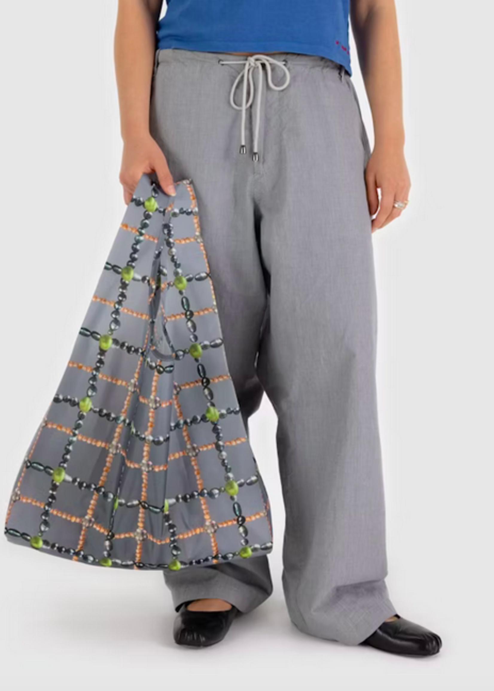 Baggu Standard Reusable bag - Beaded Plaid