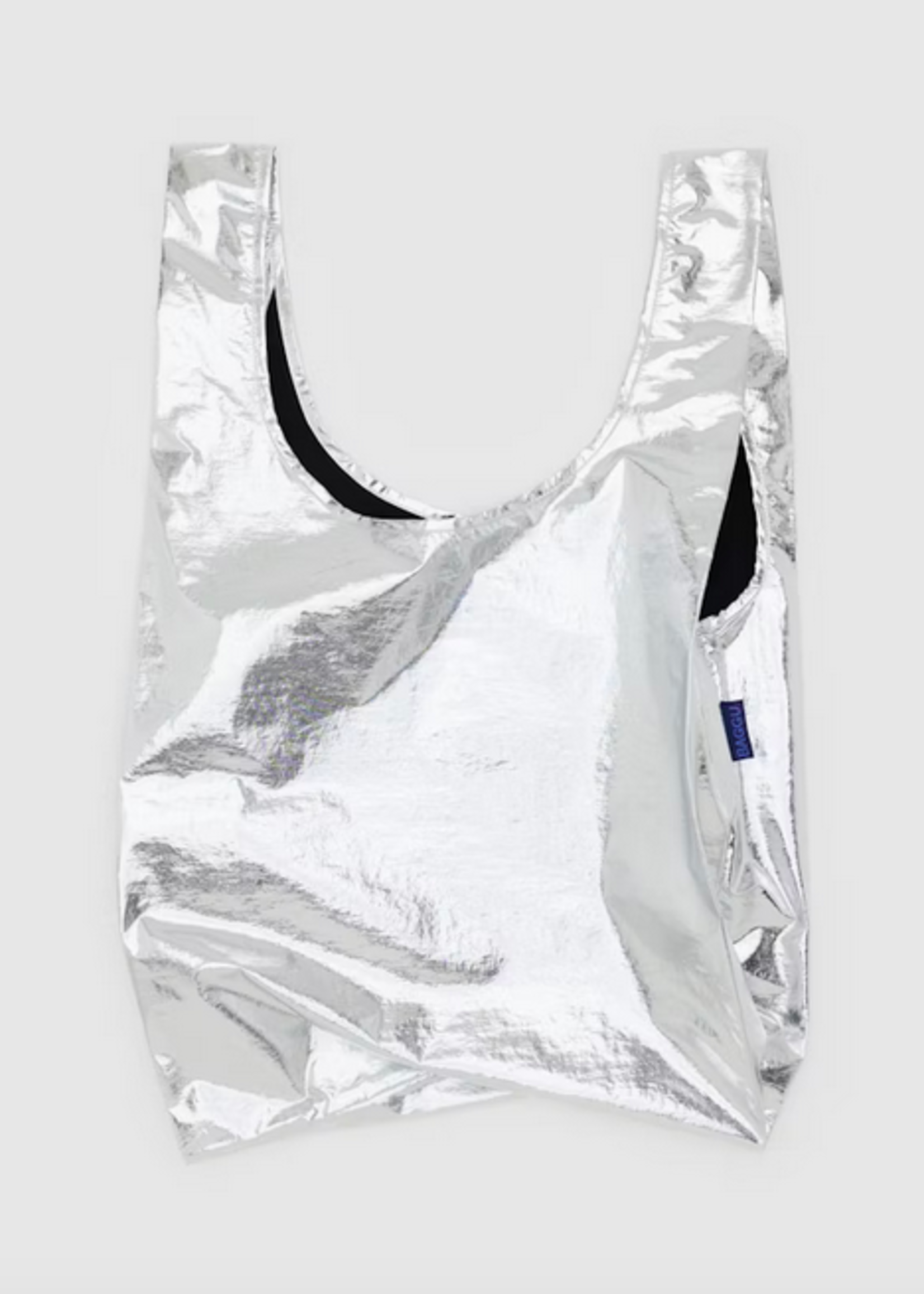 Baggu Standard Reusable bag - Metallic Silver