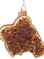 Vondels Ornament glass boterham met hagelslag H9cm