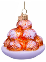 Vondels Ornament glass oliebollen H7cm